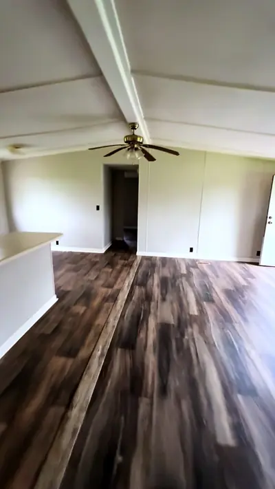 Living room looking toward the hallway